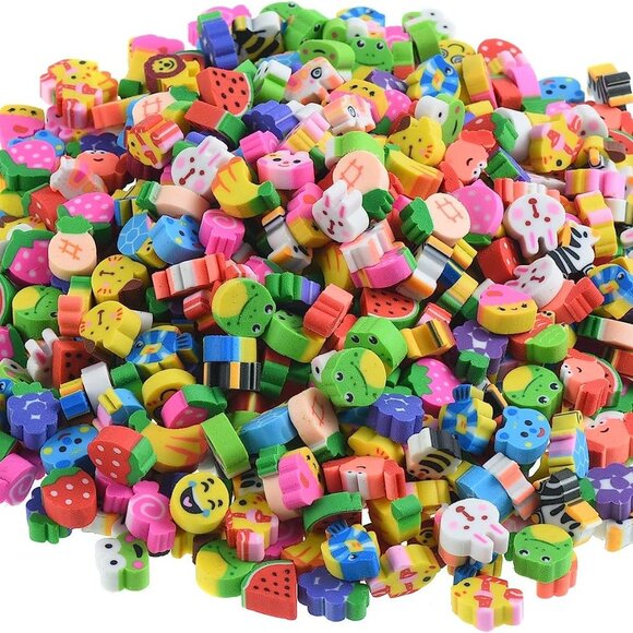 10 PCS Mini Fun Erasers for Kids Bulk - Picture 6 of 6